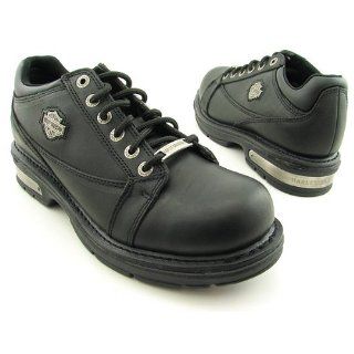  HARLEY DAVIDSON Clive Oxfords Casual Shoes Black Mens Shoes