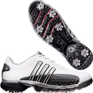  adidas Powerband Golf Shoe (White/ Metallic/ Silver/ Black ) Shoes