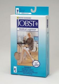 Jobst 115144 Opaque Closed Toe Thigh High 20 30 mmHg Firm