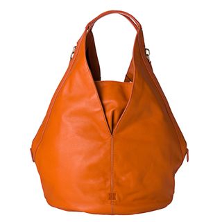 Givenchy Tinhan Medium Orange Leather Hobo Bag