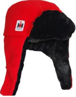 Case IH Fleece Infant Winter Hat Red Clothing
