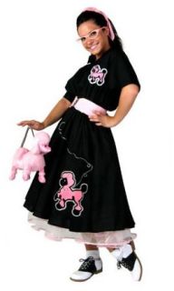 Adult Deluxe Poodle Skirt Costume Clothing
