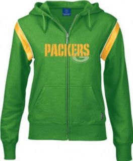 Green Bay Packers Womens Lime Green Headliner Hooded