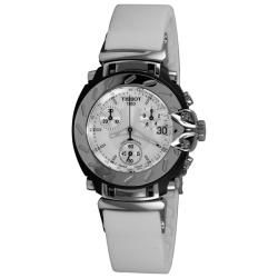 Tissot Womens T Race Ladies Chronograph White Strap Watch