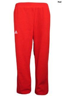 Adidas   Mens Microfiber Warm Up Pants Red XL Sports