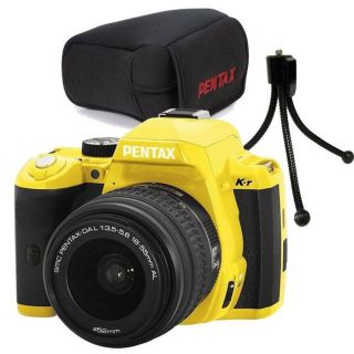 Appareil photo PENTAX KR jaune + DAL 18 55mm + kit   Achat / Vente