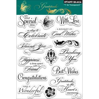 Penny Black Gratitude Clear Stamps Today $15.49 5.0 (1 reviews)
