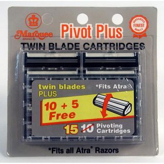 Marquee Pivot Plus Twin Blade 15 Blade Cartridges (Pack of 6
