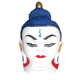 Small Paper Mache Buddha Mask (Nepal)