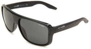 AN4161 10 Wrap Sunglasses,Gloss Black Frame/Grey Lens,One Size Shoes