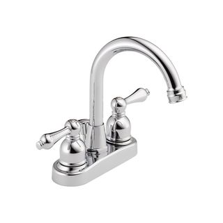 Delta Faucets Peerless 2 handle Centerset Chrome Lavatory Bathroom