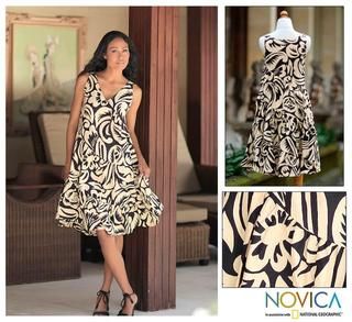 Cotton Batik Balinese Shadow Dress (Indonesia)