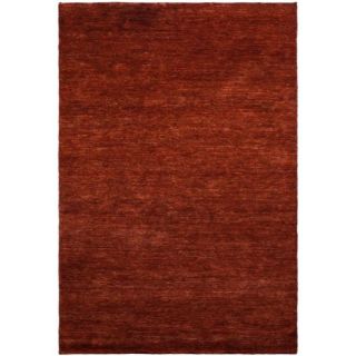 Hand knotted Solo Rust Hemp Rug (6 x 9) Today $349.99 Sale $314.99