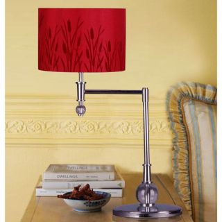 Red Macus 1 light Metal Table Lamp