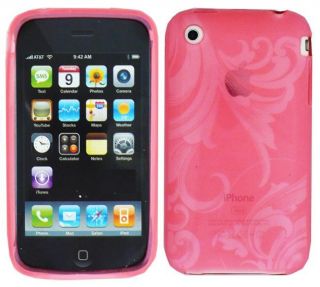 Morning Glory Crystal Silicon Skin Case for iPhone 3G/ 3GS