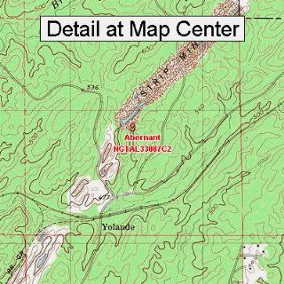 USGS Topographic Quadrangle Map   Abernant, Alabama