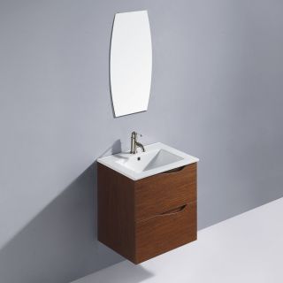 Vigo 24 inch Suzetta single Bathroom Vanity with Mirror