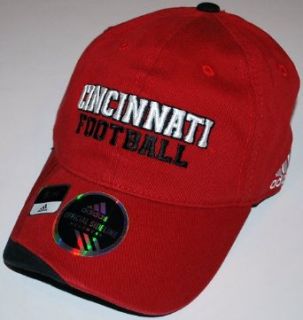 Cincinnati Bearcats Mens Hat Cap Adidas NCAA Red Flexfit