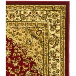 Lyndhurst Collection Red/ Ivory Rug (6 x 9)