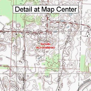 USGS Topographic Quadrangle Map   Hartville, Ohio (Folded