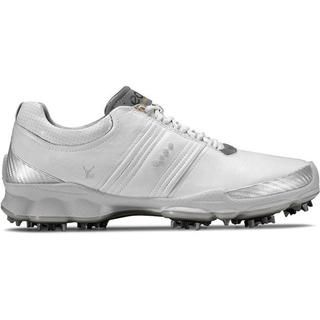 Ecco Mens White / Concrete BIOM Golf Shoes