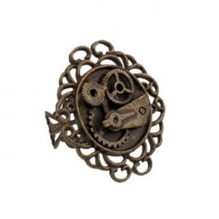Elope Steampunk Gear Antique Costume Ring Clothing