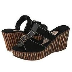Dezario Shore Black Sandals (Size 10)
