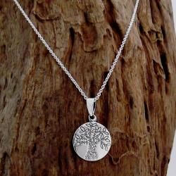 Flourishing Tree of Love Life Pendant .925 Silver Necklace (Thailand