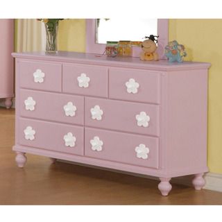 Pink/ White Flower Dresser