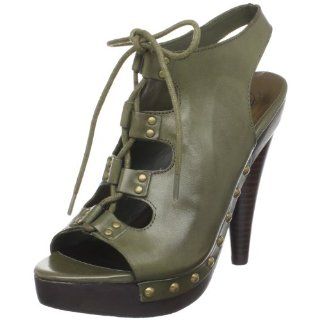 Fergie Womens Tremble Sandal,Green,7 M US Shoes