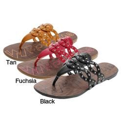 Misbehave by Adi Womens Studded Sandals