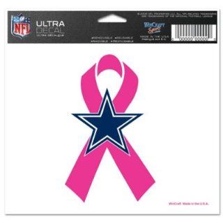 Dallas Cowboys Breast Cancer Awareness 4x6 Ultra Decal
