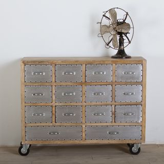 Amritsar Reclaimed Wood 14 drawer Dresser (India)