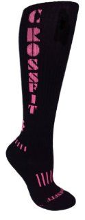 MOXY Socks Knee High Black with Pink Ultimate Crossfit