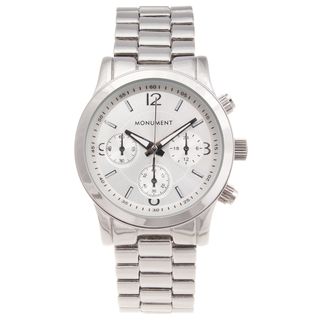 Monument Womens Silver tone Sport Watch