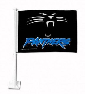Carolina Panthers Mascot Car Flag