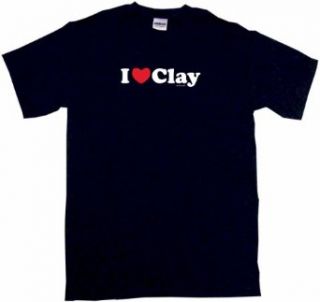I Heart (Love) Clay Kids T Shirt In 5 Colors 2T thru Youth