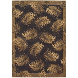 Tommy Bahama Black Tahitian Breeze Area Rug (96 x 1210)