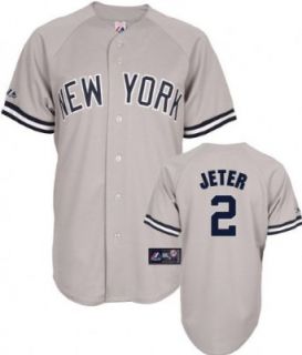 MLB Youth New York Yankees Derek Jeter Road Gray Short