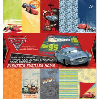 Disney Specialty Paper Pad 12X12 24 Sheets Cars 2