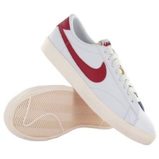 Nike Tennis Classic Vintage White Red Mens Trainers Size 9 US Shoes