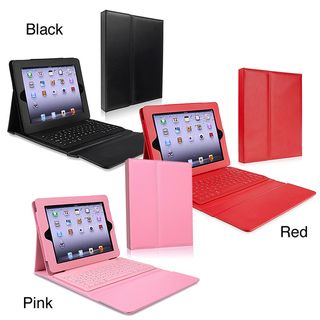 Stand Leather Case WITH Bluetooth Keyboard for Apple iPad 2