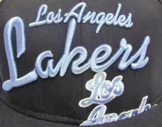 Los Angeles Lakers Throwback Hat Big Script Hardwood