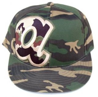 MLB Atlanta Braves Camo Fitted Hat Size 7 1/2 Clothing