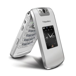 RIM BlackBerry Pearl Flip 8230 Verizon Silver Cell Phone
