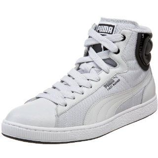  PUMA Mens First Round S Mix Sneaker,Glacier Gray/Black,7 D Shoes