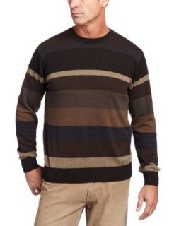 Alex Cannon Mens Multi Stripe Sweater Clothing