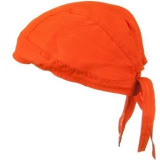Solid Color Series Head Wraps   High Visivility Orange One