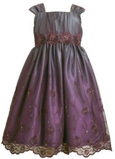 Bonnie Jean Girls 7 16 Embroidered Mesh Sequin Emma Dress