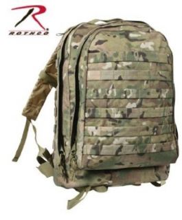 MOLLE II 3 Day Assault Pack, Multi Cam Clothing